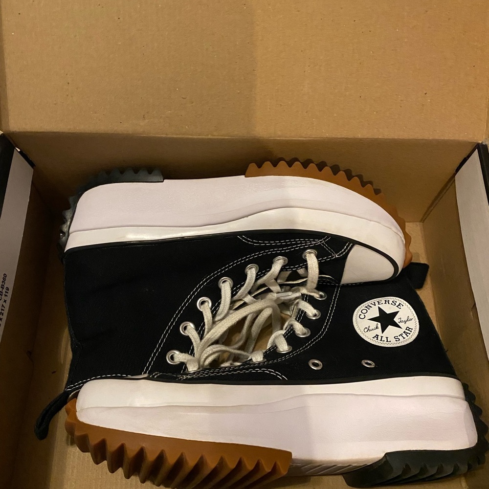 platform high top converse